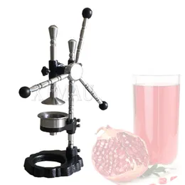 Ny manuell juicer apelsin citronsaft pressa frukt granatäpple juice rostfritt stål juicer