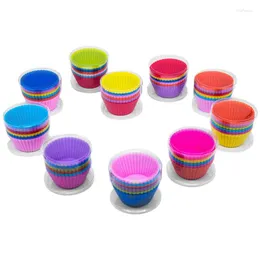 Moldes de cozimento Silicone Muffin Cup Bolo Copos de ovo Tarta Festa de Casamento Decoração de Casamento