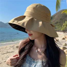 Packable Wide Brim Summer Floppy Hats Female For Women Perfect For