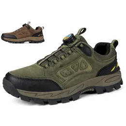 Obuwie turystyczne Caminhada Tenis Homens ao Livre Resistente sgaste homem botas trekking alta equalida Rendas-up Montanha P230511