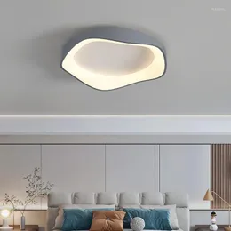 Deckenleuchten 2023 Modernes Schlafzimmer LED-Licht Nordic Minimalistische runde Dimmlampe für Wohnzimmer Restaurant Innenbeleuchtungskörper