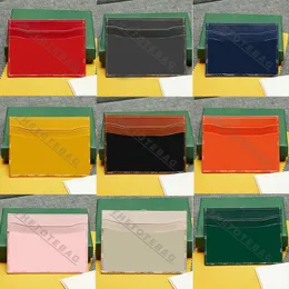 Lüks Tasarımcı Kart Tutucu Mini Cüzdan Gerçek Deri Çanta Moda Kadınlar Erkekler Anahtar Yüzük Kredi Para Çantaları Sahipleri Para İç Yuva Cüzdanları
