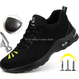 Buty bezpieczeństwa przebijaj buty bezpieczeństwa dla mężczyzn oddychające do pracy buty bezpieczeństwa Baotou Buty robocze Buty robocze Mężczyzna Konstrukcja robocza 230509