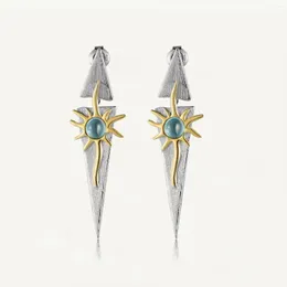 Dangle Earrings Gem's Ballets North Star Design Jewelry for Women Earring Real 925 Sterling Silver Greek Mythology Original