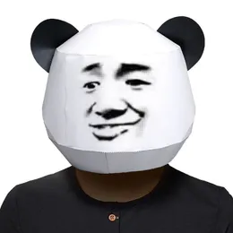 Maski imprezowe 3d papierowe maska ​​zabawna panda kreatywna ręcznie robiona ręcznie wykonana maska ​​dla dorosłych Mode