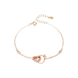 Braccialetti di lusso per le donne Argento sterling di alta qualità 925 Gioielli Y2K Accessori con diamanti in stile coreano Prodotti di tendenza 2023