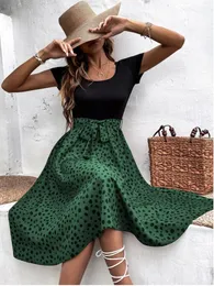 Casual Dresses Women's Summer Casual Floral sundress ärmlös Vintage Patchwork Mini Tank Dress Boho Beach Tshirt Boho Tank Dress 230511