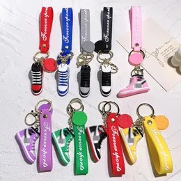 Vehicle Toys Mini basketball shoes keychain building block sports shoes keychain backpack pendant personalized creative car decoration