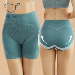 Women's Leggings Flarixa High Waist Seamless Women's Shorts Under Skirt Owl Panties Slimming Underwear Hip Lifter Boxer Briefs Safety Pants 230511