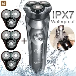 Electric Shavers Men's Electric Shaver Hair Clipper men's Razor Smart beard shaving for Beard timmer IPX7 water proof shaving machine Men Shaver 230511