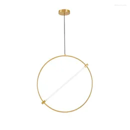 Pendelleuchten Nordic Schmiedeeisen Golden Finish Rundschnur Hängeleuchte mit Röhren-LED-Glas-Droplights für Esszimmer Wohnzimmer