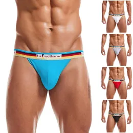 Underbyxor undies Matching Mens Under Wear Mesh Sexig T-back Pant Knickers Color Splice Fashion Men's Us Assn Underwear Men s