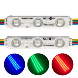 Crestech superhelles 3-LED-Modul RGB 5050 SMD LED, wasserdicht, dekorative Schaufenster-LED-Leuchte für Buchstabenschilder, Werbeschilder