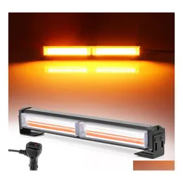 Luzes de emergência do carro 36W LED estroboscópio Flash Aviso Amber Amber 9 Modos STYLING Plasher Lamp 12V Drop Deliver