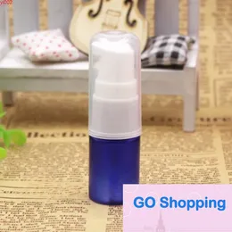 100pcs/lot 5ml moda mavi losyon şişe ördek nozul pompası emülsiyon şişeleri kozmetik örnek ambalaj şişesi esansiyel yağ şişesi geantty