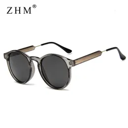 Sunglasses Retro Round Sunglasse Men Brand Design Transparent Female Sun Glasses Men De Sol Feminino Lunette Soleil 230511