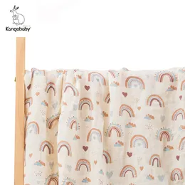 Koce Skupita Kangobaby70% Bamboo 30% bawełniane dziecko owinięte muślin Big Diaper Quilt 230512