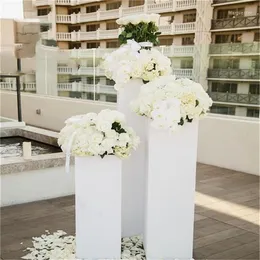 パーティーデコレーション3PCS/セット）結婚式イベント用の正方形のフレームフラワー花瓶スタンドYudao1181