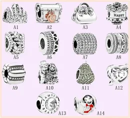 925 silver beads charms fit pandora charm Bracelets LOVE bag treasure box one arrow through Snake Chain Snap Clasps