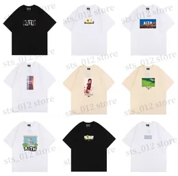 Herren T-Shirts Übergröße 2022 Neues Kith Tokyo Shibuya T-Shirt Männer Frauen Hochwertige Street View-Druckhemden T-Shirts ROSE OMoroccan Tile Tees T-Shirt T230512