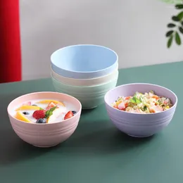 ディナーウェアセット2PCS小麦ストローボウル家庭用子供用プラスチック食堂レストランコマーシャルスープ