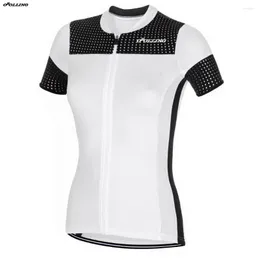 Rennjacken Damen KLASSISCHES Team Dots Radtrikot Maßgeschneidertes Road Mountain Race Top OROLLING 4 Taschen