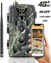 4K Live Video APP Trail Camera Cloud Service Wildlife Hunting Cameras Stream Media 4G Wireless 30MP Night Vision HC810PRO5085430