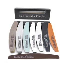 Nail Files 8 Pcspack lime a ongle Professional 801001501802401000 Grit Polish Set limas File Manicure Tools Kit 230512