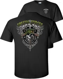 Męskie koszulki Siłki specjalne Armia de Oppresso Liber Military Men T-shirt z krótkim rękawem Casual Cotton O Neck Mens