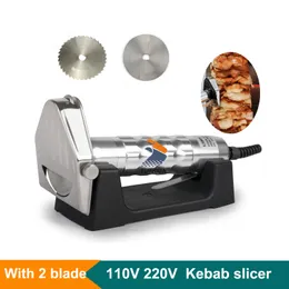 Electric Kebab Slicer Handheld Doner Knife Shawarma Cutter Gyro Knife 220V 110V Roast Meat Cutting Blade Slicing Machine
