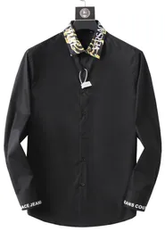 Projektant Nigrity Spring Men's Fashion Classic Comfort Casual Long Rleeve Business Shirt Męska koszula M-XXXL