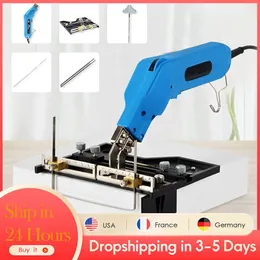 Scharen EU Stock 150W handhållen elektriskt skum Slotting Machine Hot Knife Cutting Tool Hot Wire Rope and Webbing Cutter Sponge KT Board