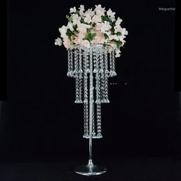 Party Decoration 12pcs)Crystal Flower Stand Chandelier Wedding Table Centerpiece Lead Road Mariage Yudao1443