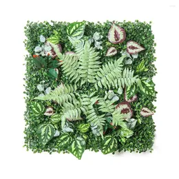 Decorative Flowers Artificial Plant Wall Hanging Pendent Long-lasting Space Saving Garden Hallway Ornament Party Decoration