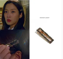 Stud Earrings 16styles 2023 Korean TV Drama True Beauty Fashion Women Girl Moon Ga Young Ear Pendants Studs Geometry Jewelry