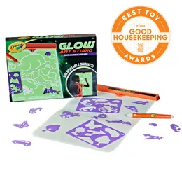 Crayola Glow Art Studio, Glow in the Dark Toys, dla dzieci prezenty, początkujący unisex dziecko, lat 6