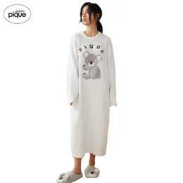 Kvinnors sömnkläder hemkläder gelato pique kvinnor nattklänning dam mode höst vinter fluffig sömn klänning p230511