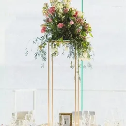 Titulares de vela Colunas florais Coluna quadrada Vaso de flor Stand para Evento de casamento Decoração de festa YUDAO1445