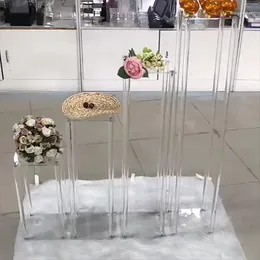 Party Decoration 10pcs)Design Column Tall Flower Stand For Wedding Centerpiece Vase Floral Arrangementsyudao1547