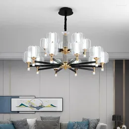 Chandeliers 2023 Luxury Living Room Chandelier Modern Intelligent LED Bedroom Dining Apartment Ceiling Lamp Concise Indoor Decoration Lamps