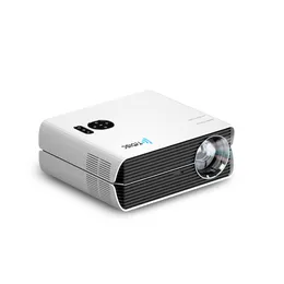 1080p LED -projektor WiFi 5G+2.4G Bluetooth 10000 Lumens 20000: 1 Kontrast 4K Support Troisc Gamma Screen Mirroring 300 "Hemmaater utomhusfilmer Presentationer
