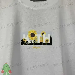 Koszulki męskie High Street Men kobiety Kith Kith Tree Tee Sunflower Box Kith T-Shirt T230512