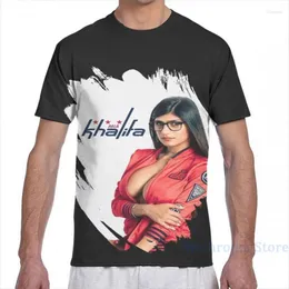 Q3k6 мужские футболки рубашка Миа Халифа мужская футболка женская по всему принту модные топы для девочек и мальчиков футболки с короткими рукавами