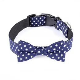 Cotton Star Dog Bow Collar Medium stor hundring Pet Collar 1224290