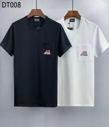 DSQ Phantom Turtle Men039s T -Shirts Herren Designer T -Shirts Schwarz Weiß Rücken Cooler T -Shirt Men Sommer Italienische Mode Casual Stre2728374