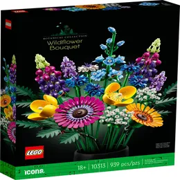 LEGO Icons Le bouquet de fleurs sauvages 10313 Ensemble de construction  (939 pièces)