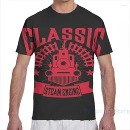 Męskie koszulki Train Steam Men T-shirt Kobiety na całej nadruku moda dziewczynka koszulka chłopiec topy koszulki krótkie rękawy