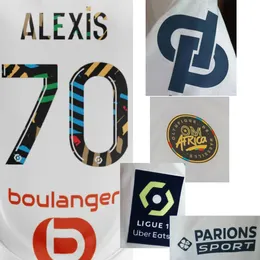 American College Football Wear 2023 OMAFRICA Maillot PAYET Maglia Alexis Rongier Under Guendouzi MBEMBA con sponsor completo