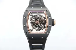 Designer Watches 055 All-In-One UL2 Movement Alumina ATZ Ceramic 49.90x42.70x13.05 Fluor Gummi Titanium Metallhuvudband 50m Djup Waterproof