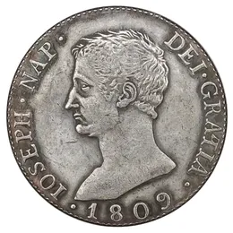 1809 Spagna 20 Reales - Giuseppe Napoleone Monete copiate in argento